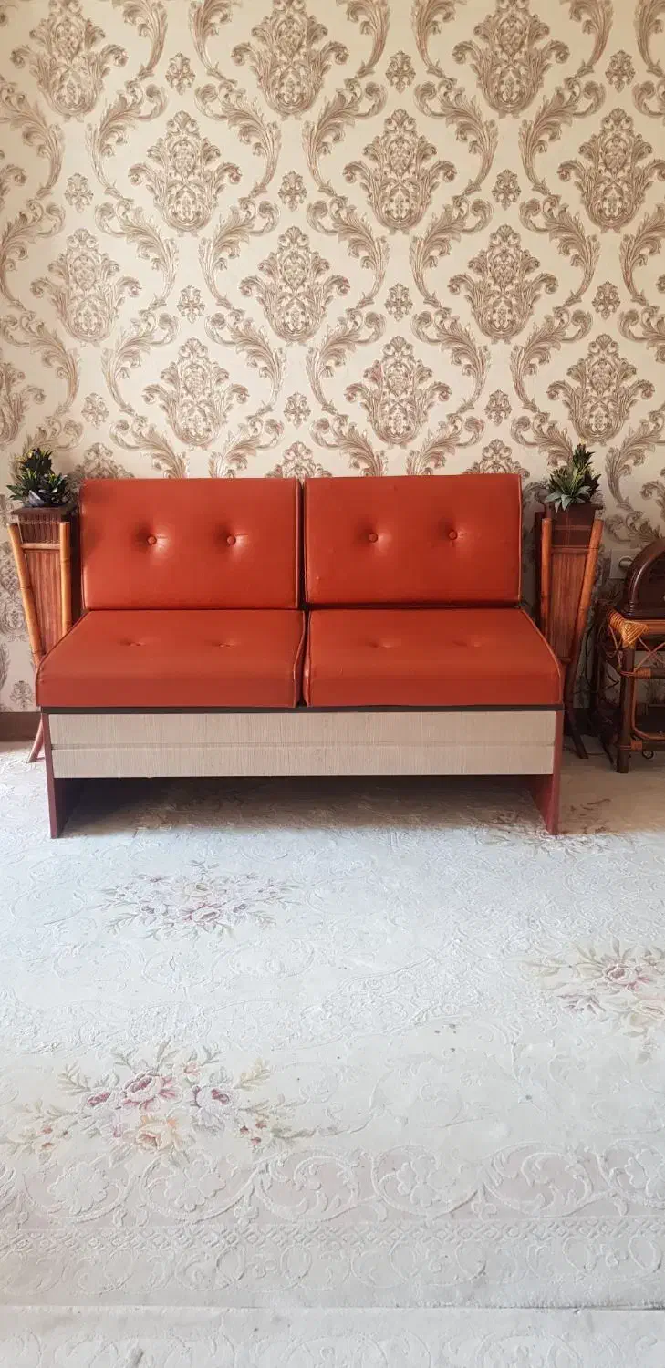 کاناپه دونفره سه منظوره تاشو زیبا|مبلمان خانگی و میز عسلی|کن, |دیوار