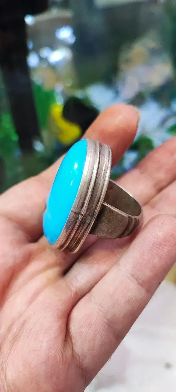 انگشتر فیروزه کلکسیونی دستساز|جواهرات|کرمانشاه, |دیوار