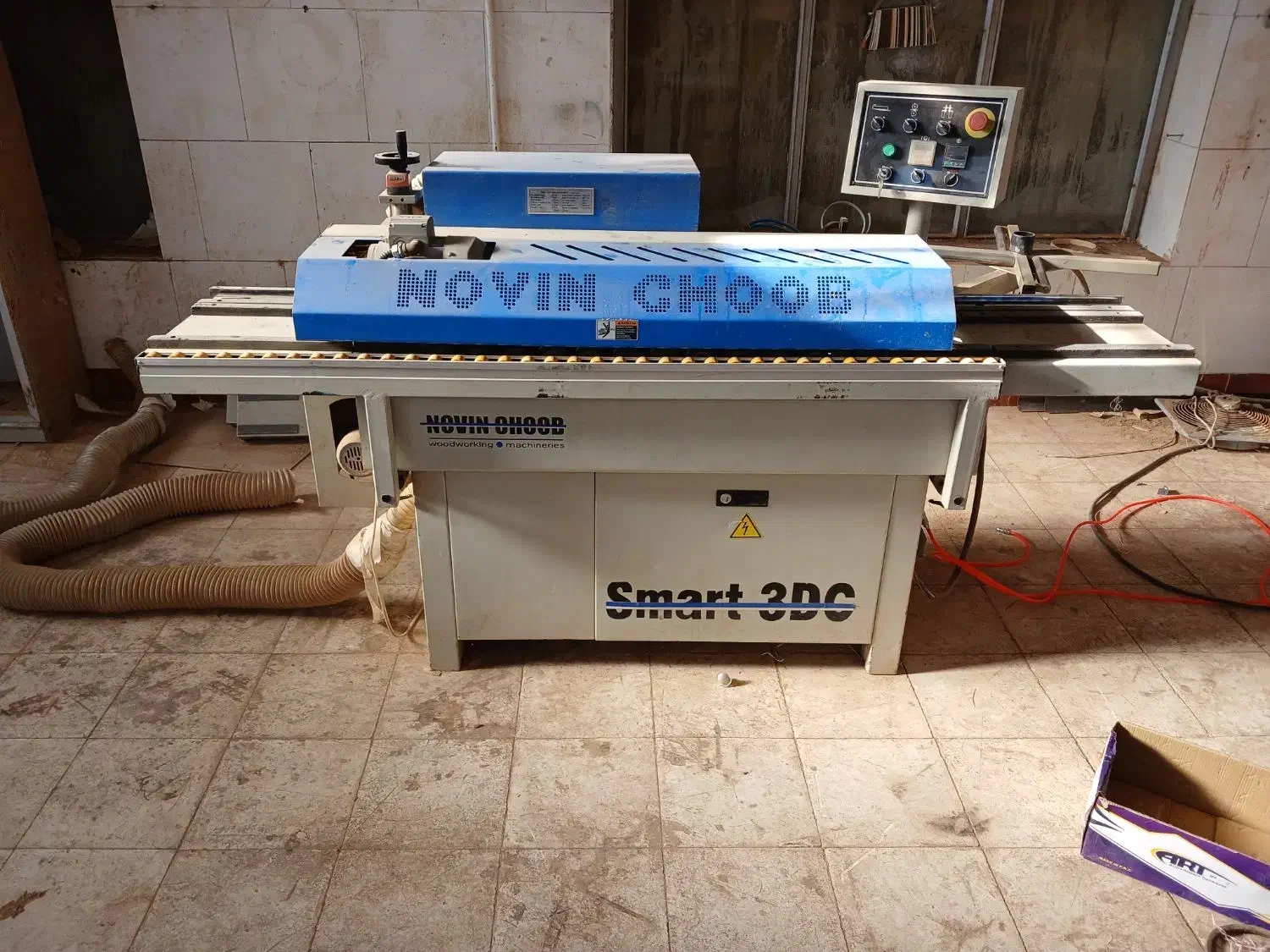 دستگاه لبه چسبان پی وی سی نوین چوب|ماشینآلات صنعتی|نائین, |دیوار