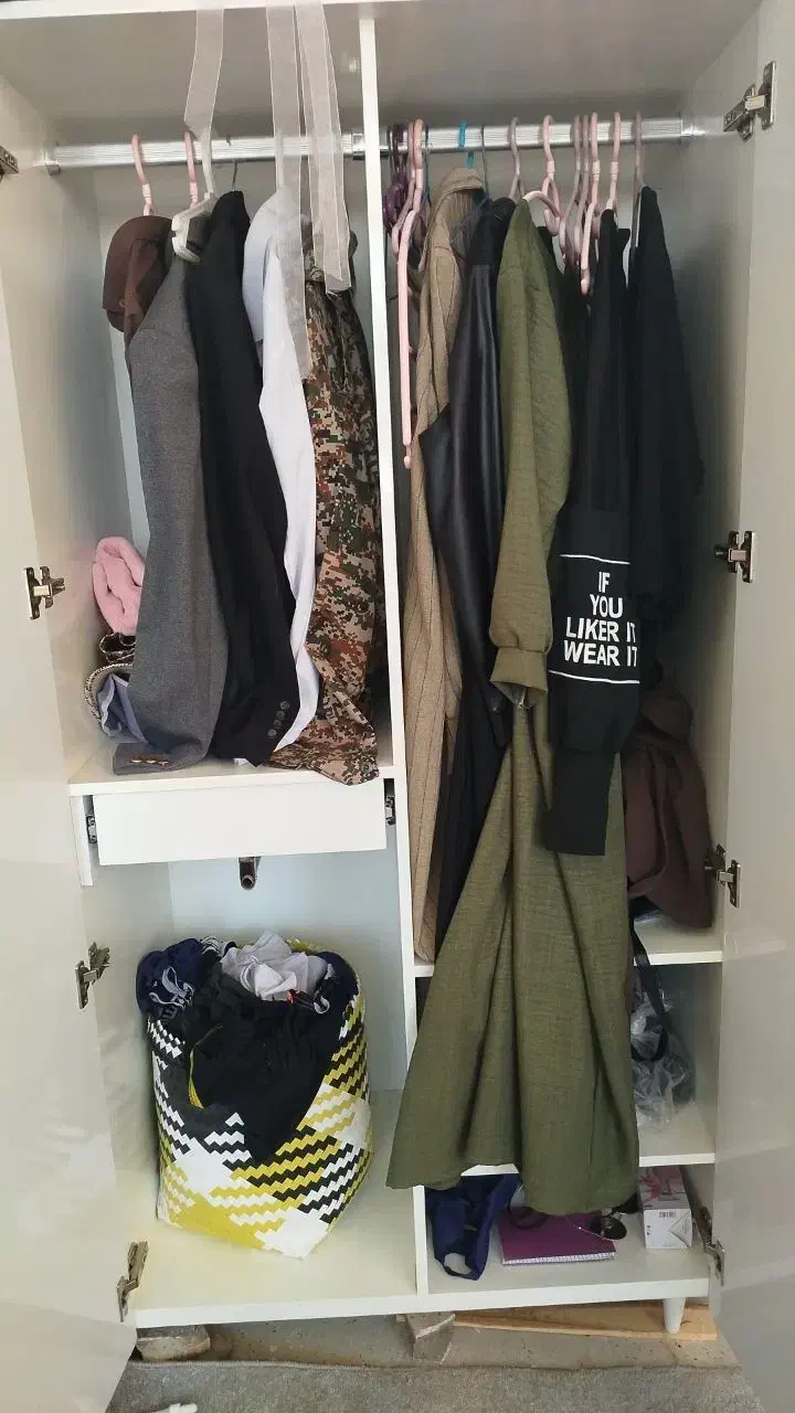 کمد لباس|جاکفشی، کمد، دراور|فردوس (خراسان), |دیوار