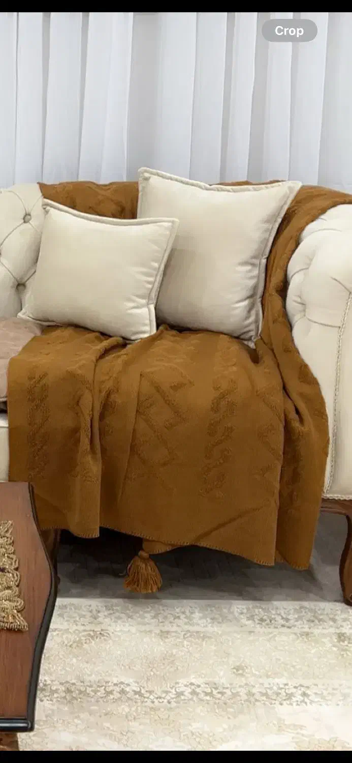 شال مبل قهوه ای|لباس|مریوان, |دیوار