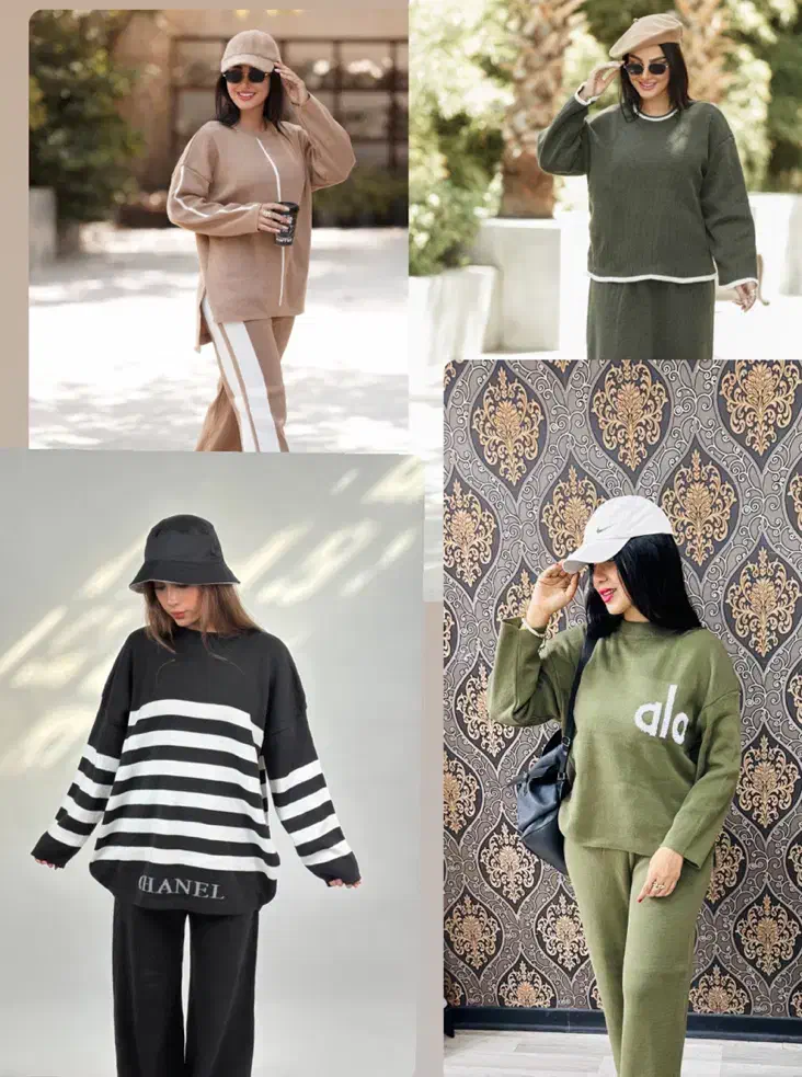 ست بلوز به همراه شلوار بافت زنانه فقط 500|لباس|گرگان, |دیوار