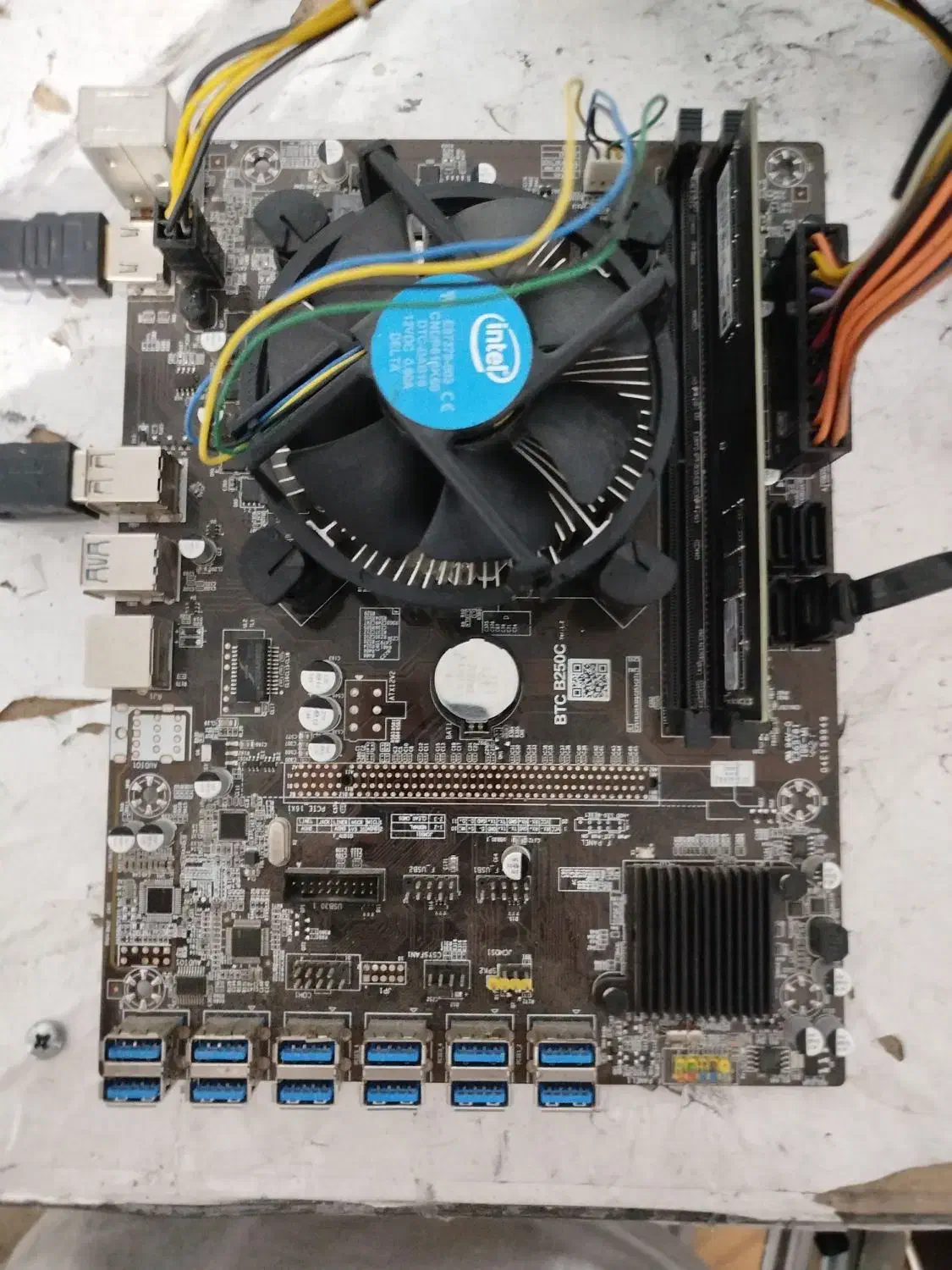 مادربرد B250 BTC ddr4|قطعات و لوازم جانبی رایانه|ورامین, خیر آباد|دیوار