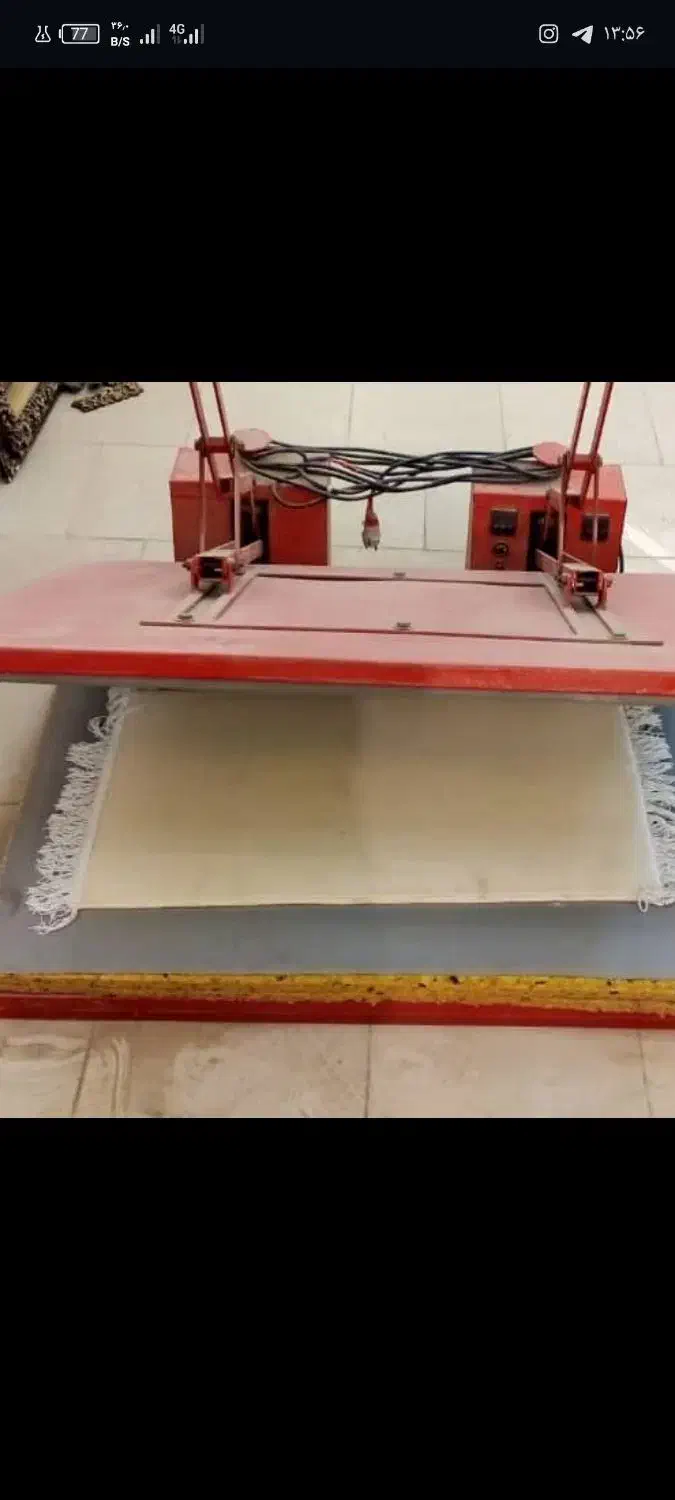 دستگاه پرس حرارتی چاپ عکس روی فرش|ماشینآلات صنعتی|مشهد, آیت الله خامنهای|دیوار