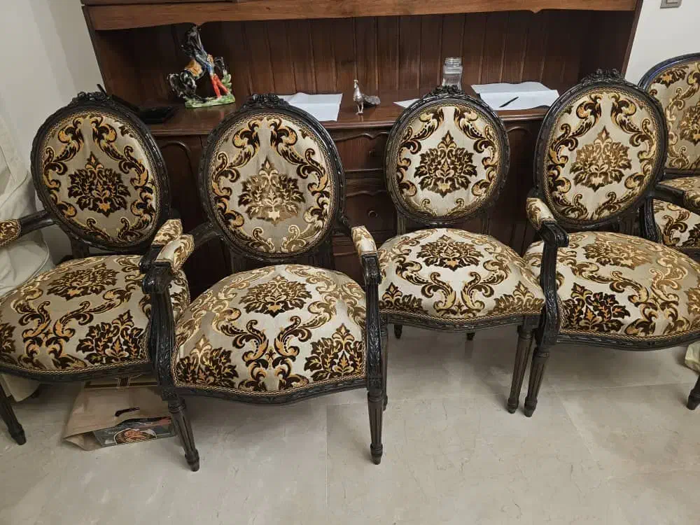 سرویس مبل و میز ناهار خوری استیل سلطنتی|مبلمان خانگی و میز عسلی|تهران, ونک|دیوار