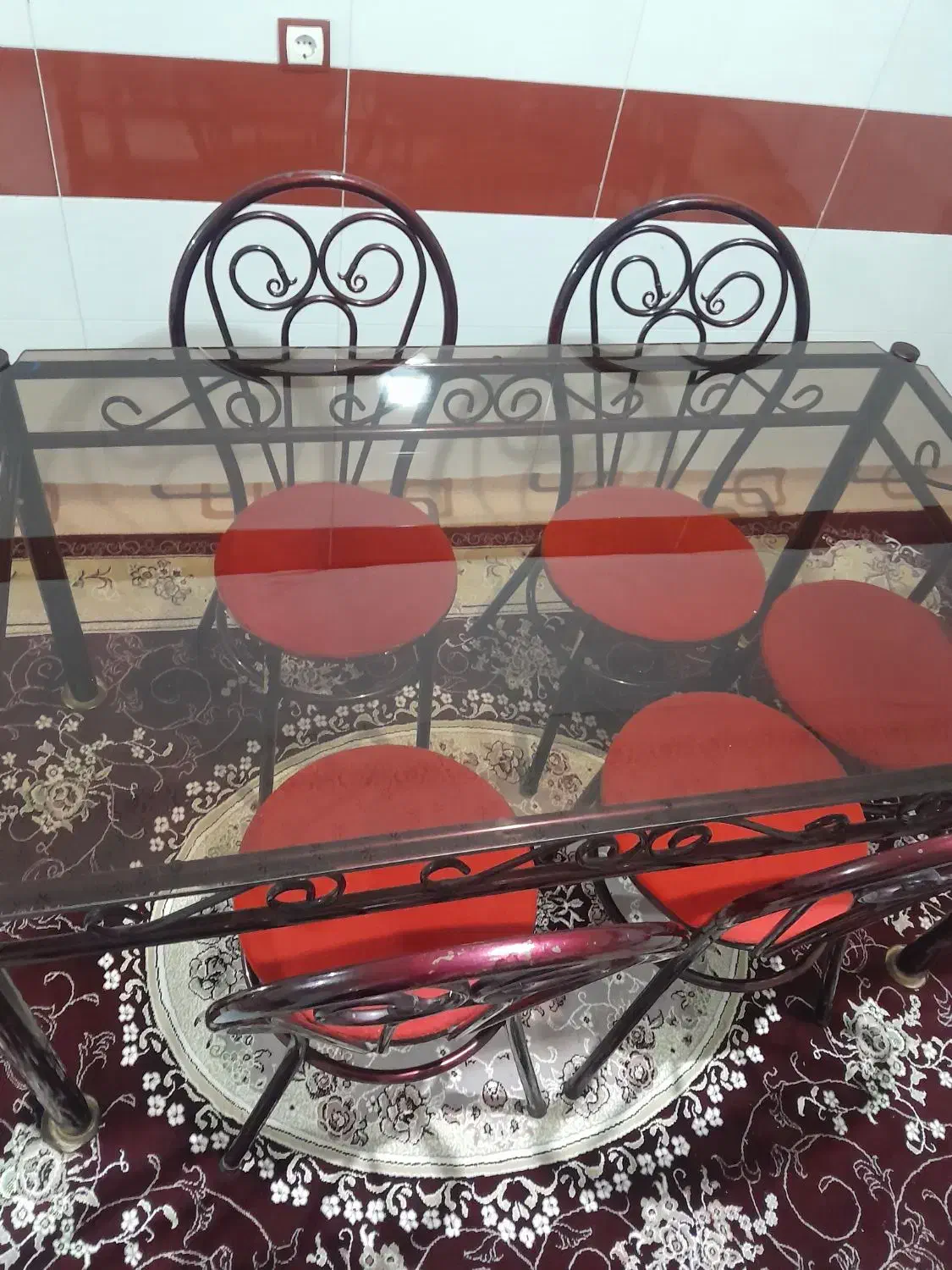 میز غذاخوری ۶نفره|میز و صندلی غذاخوری|اردبیل, |دیوار