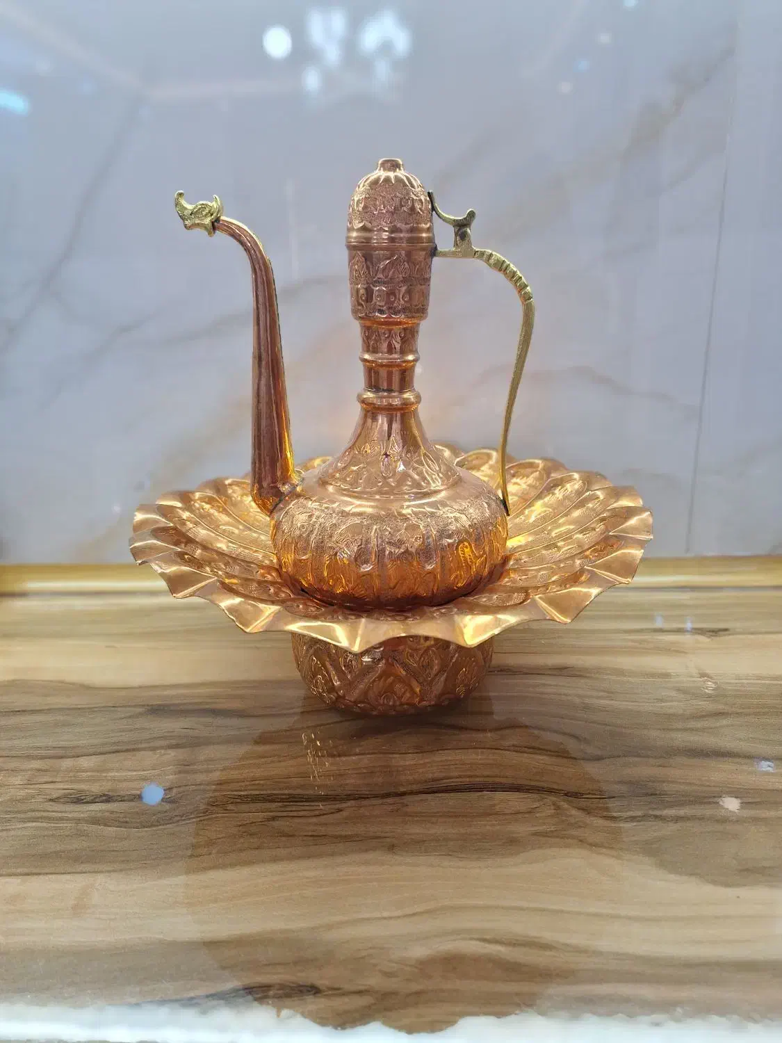 فروش تعدادی ظروف مسی|کلکسیون اشیاء عتیقه|اصفهان, قهجاورستان|دیوار