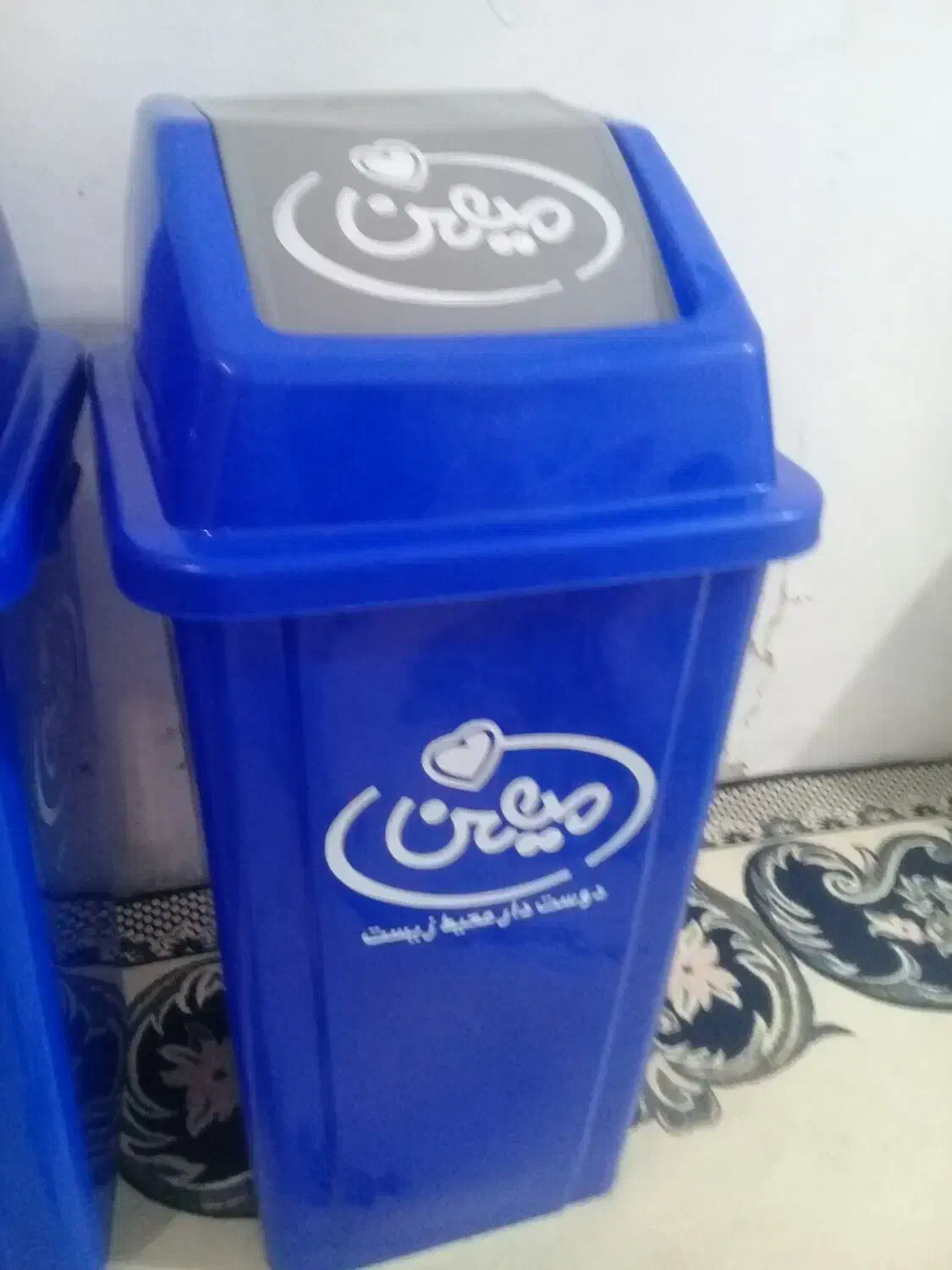 دو عدد سطل اشغال بزرگ نو|ظروف نگهدارنده، پلاستیکی، یک‌بارمصرف|تربت‌حیدریه, باغ سلطانی|دیوار