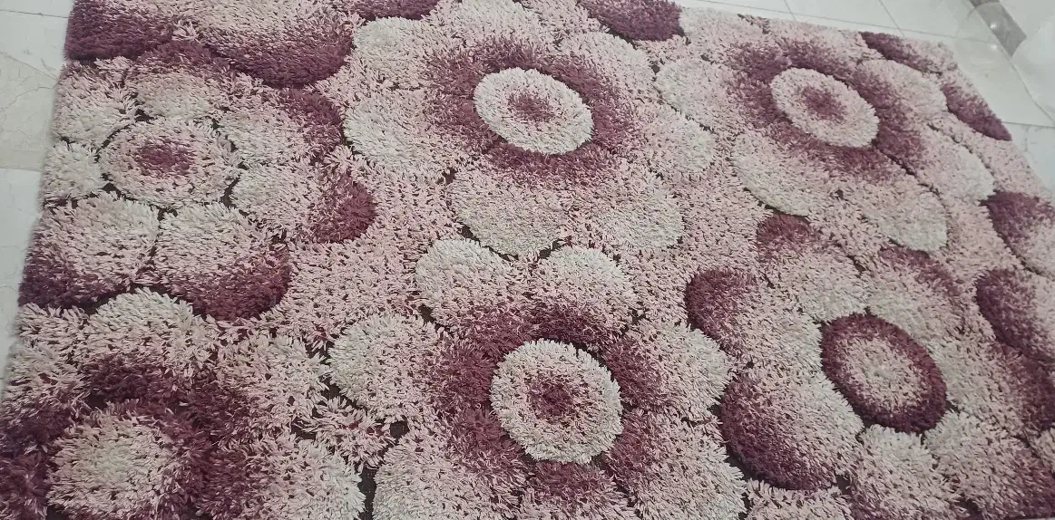 فرش شگی پرز بلند|گلیم، جاجیم، گبه|محمدشهر, محمدشهر|دیوار