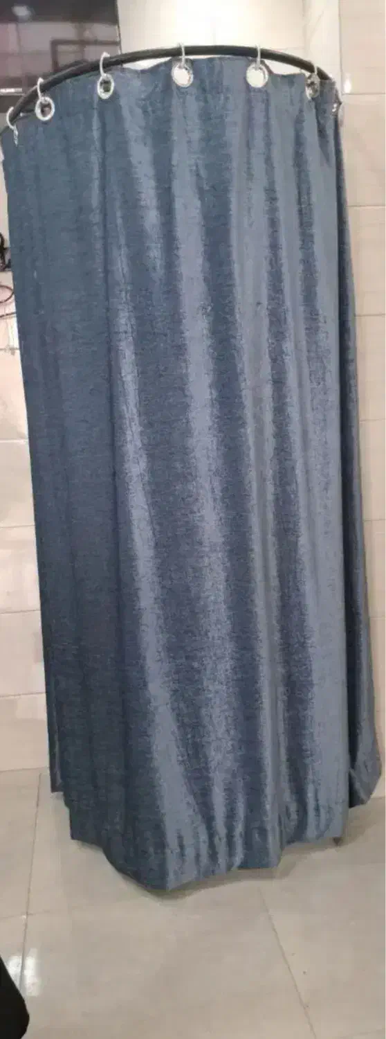 پرده پرو همراه چوب پرده|پرده، رانر، رومیزی|فردیس, سرحد آباد|دیوار