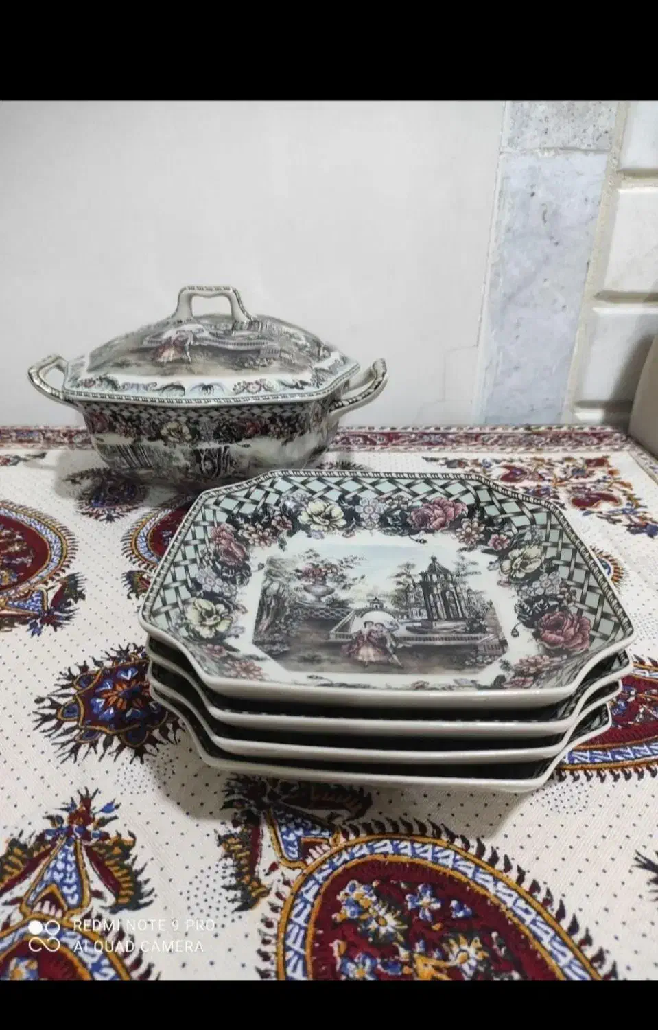 سرویس 12 نفره فن انگلیس|ظروف سرو و پذیرایی|اهواز, نادری|دیوار