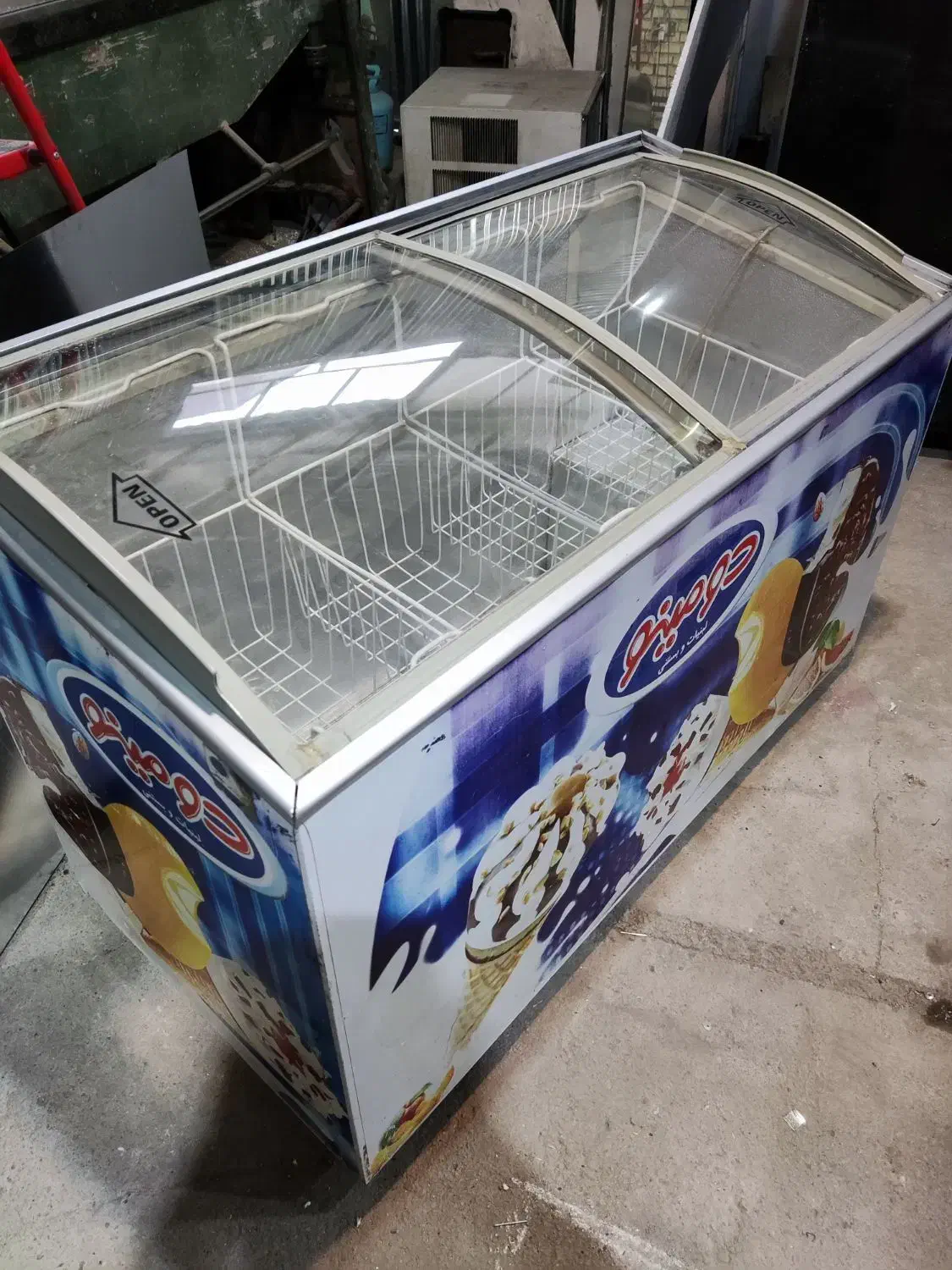 یخچال دو در در حد نو فریزر صندوقی|فروشگاه و مغازه|فارسان, |دیوار