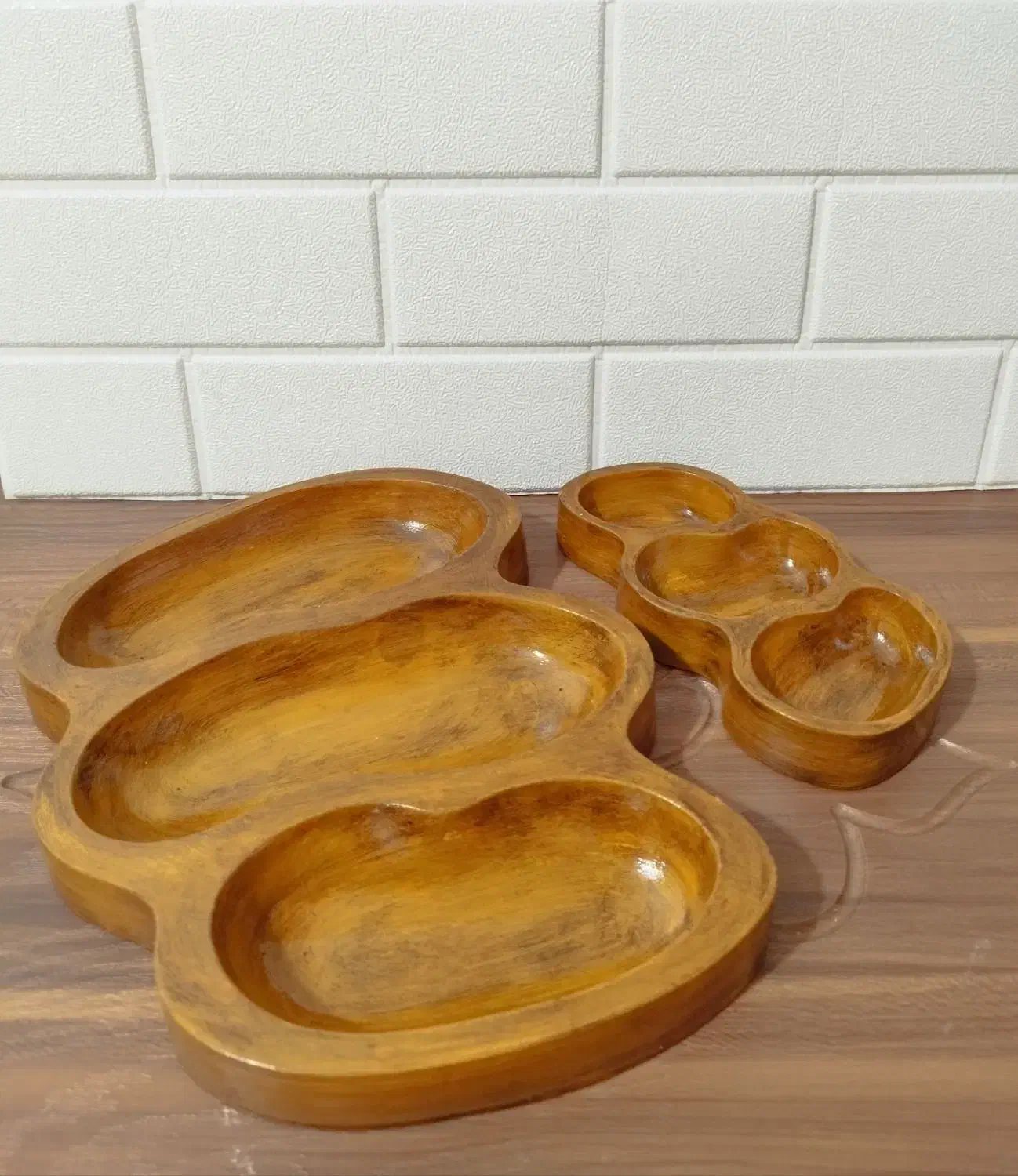 ظروف پذیرایی طرح چوب|ظروف سرو و پذیرایی|رباطکریم, رباطکریم|دیوار