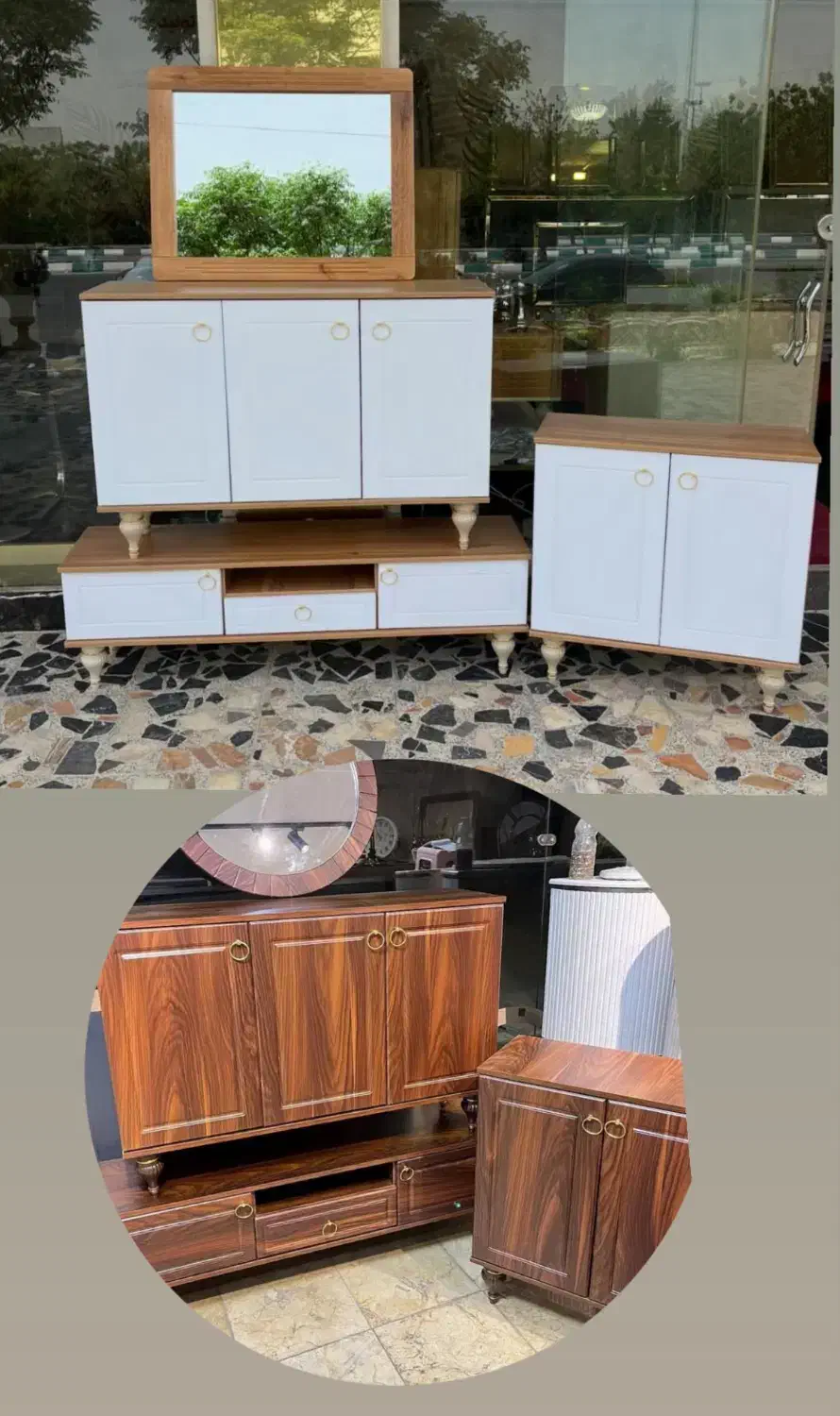 کنسول میز|بوفه، ویترین، کنسول|ساری, |دیوار