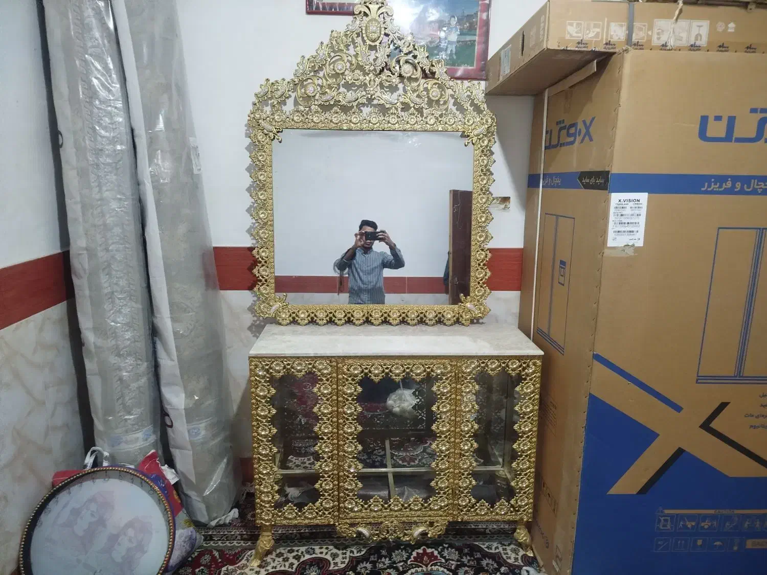 آینه کنسول|بوفه، ویترین، کنسول|زاهدان, |دیوار