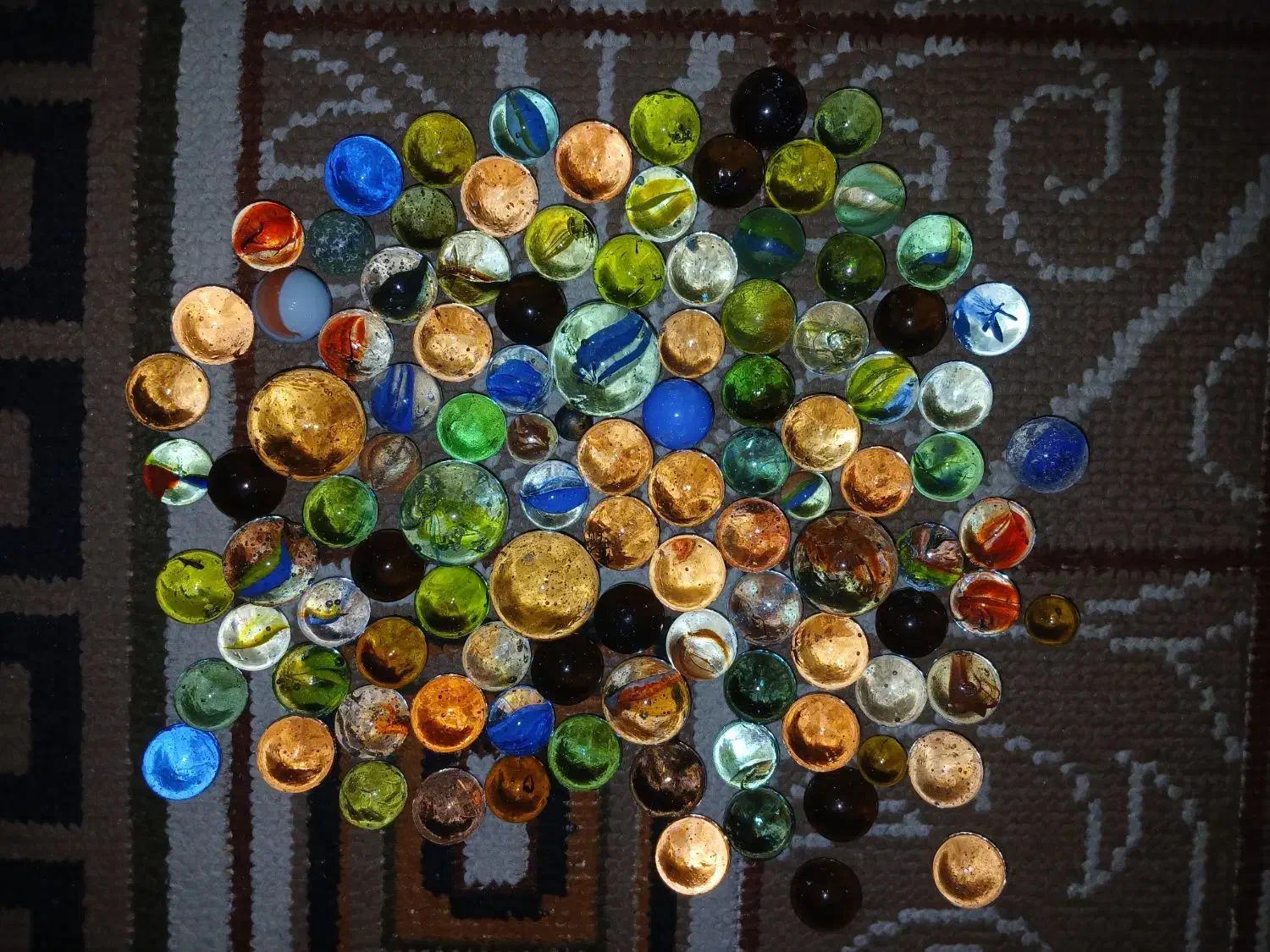 تیله قدیمی و نو و کارت کالاف کی ارم ام لجند|اسباب‌‌بازی|نجف‌آباد, یزدانشهر|دیوار