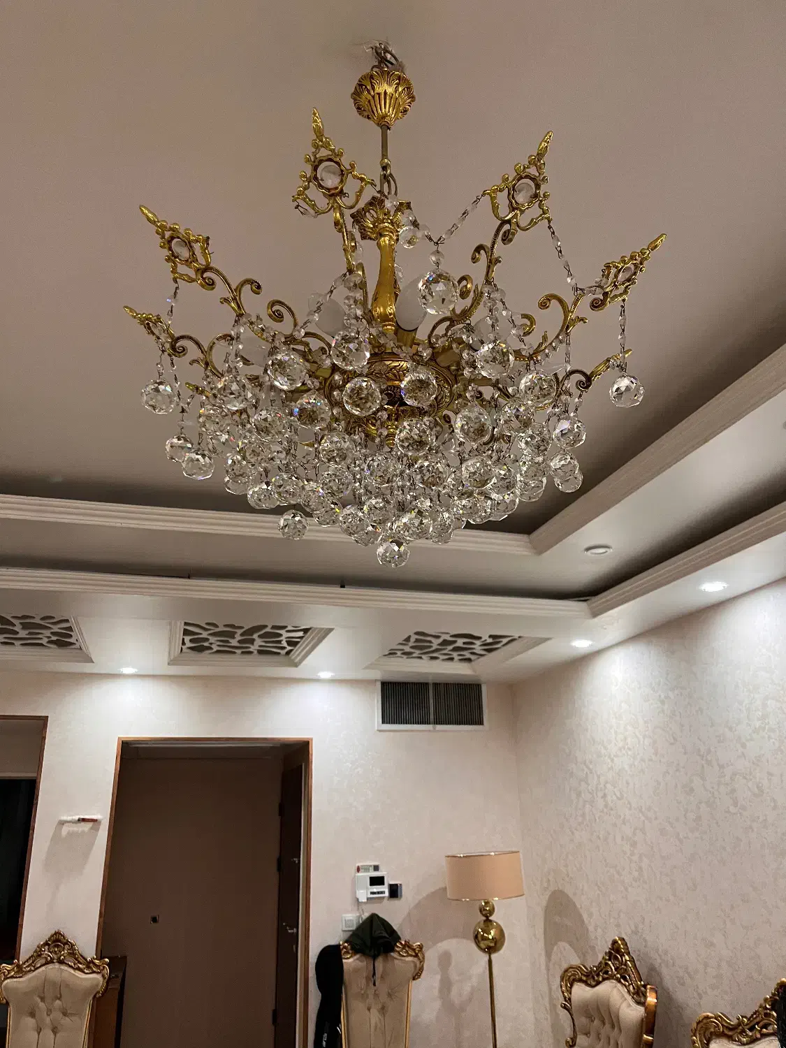 یک جفت لوستر برنج اصل|لوستر و چراغ آویز|تهران, جوادیه تهرانپارس|دیوار