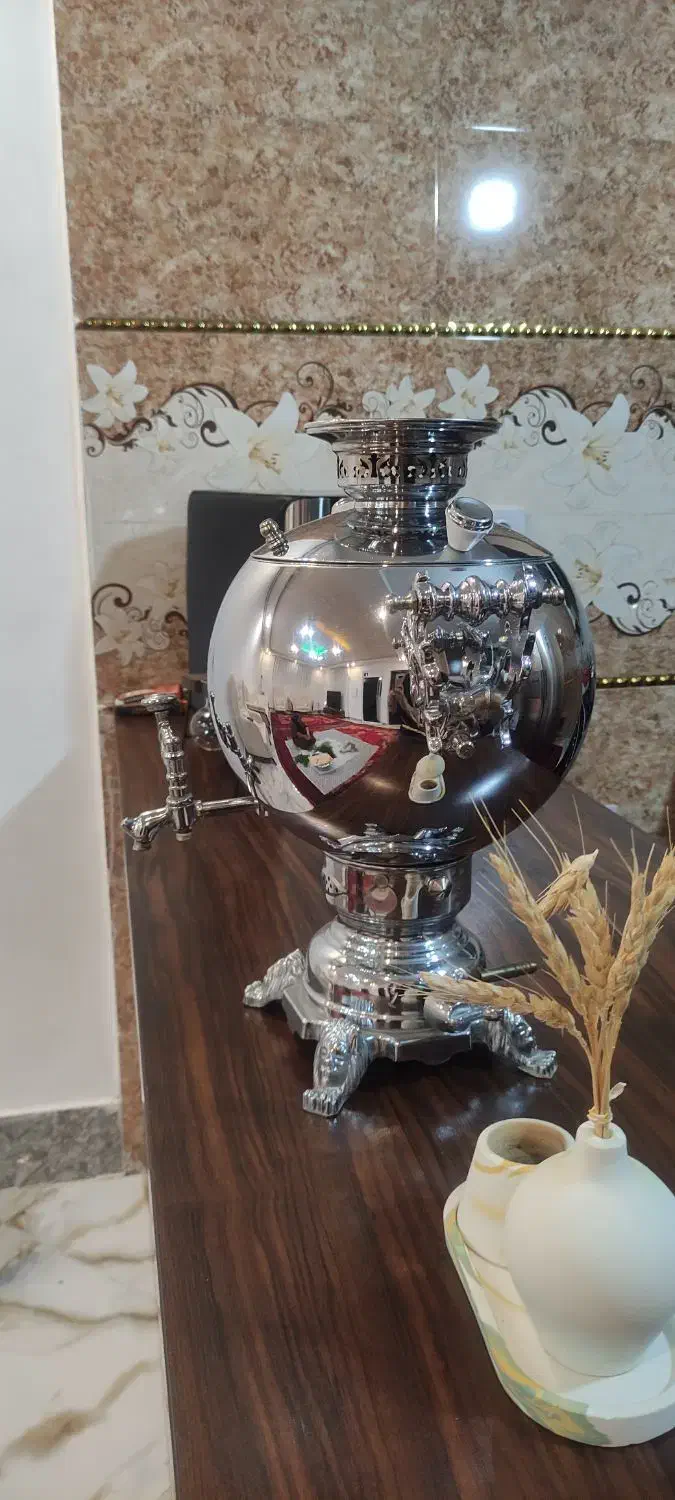 سماور ۸ لیتری(جنس برنجی)|سماور، چای‌ساز، قهوه‌ساز|سنندج, |دیوار