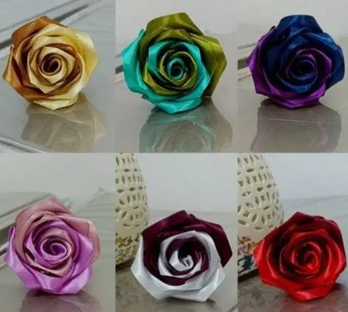 گل رز روبانی جاودانه|گل مصنوعی|سمنان, |دیوار