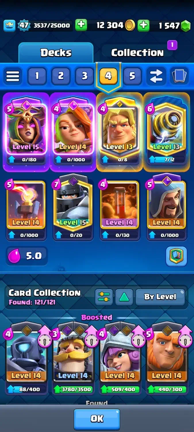 فروش اکانت کلش رویال لول ۴۷|کنسول، بازی ویدئویی و آنلاین|اردبیل, |دیوار