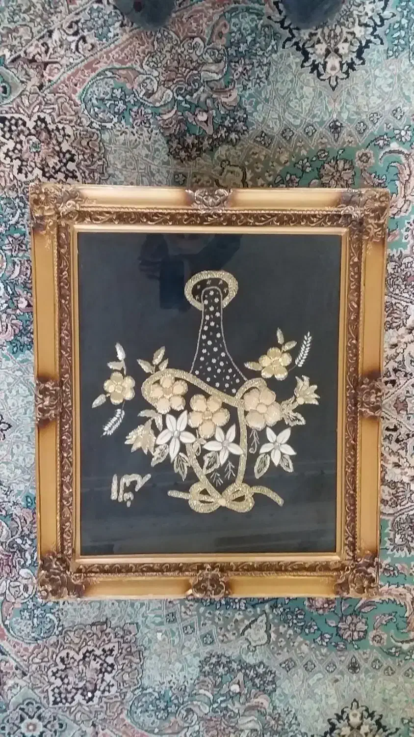 تابلو ترمه|تابلو، نقاشی، عکس|نجف‌آباد, پادگان|دیوار