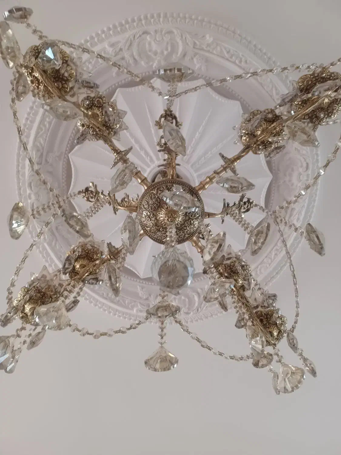 لوستر برنز|لوستر و چراغ آویز|بروجرد, |دیوار