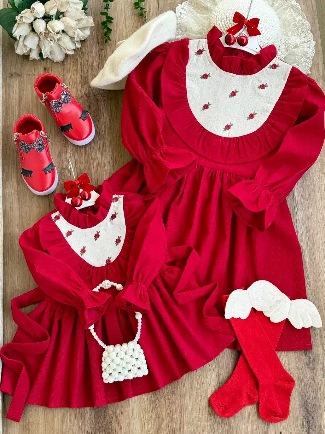 سارافون دخترانه یلدایی|کفش و لباس بچه|تهران, شهرک صدرا|دیوار