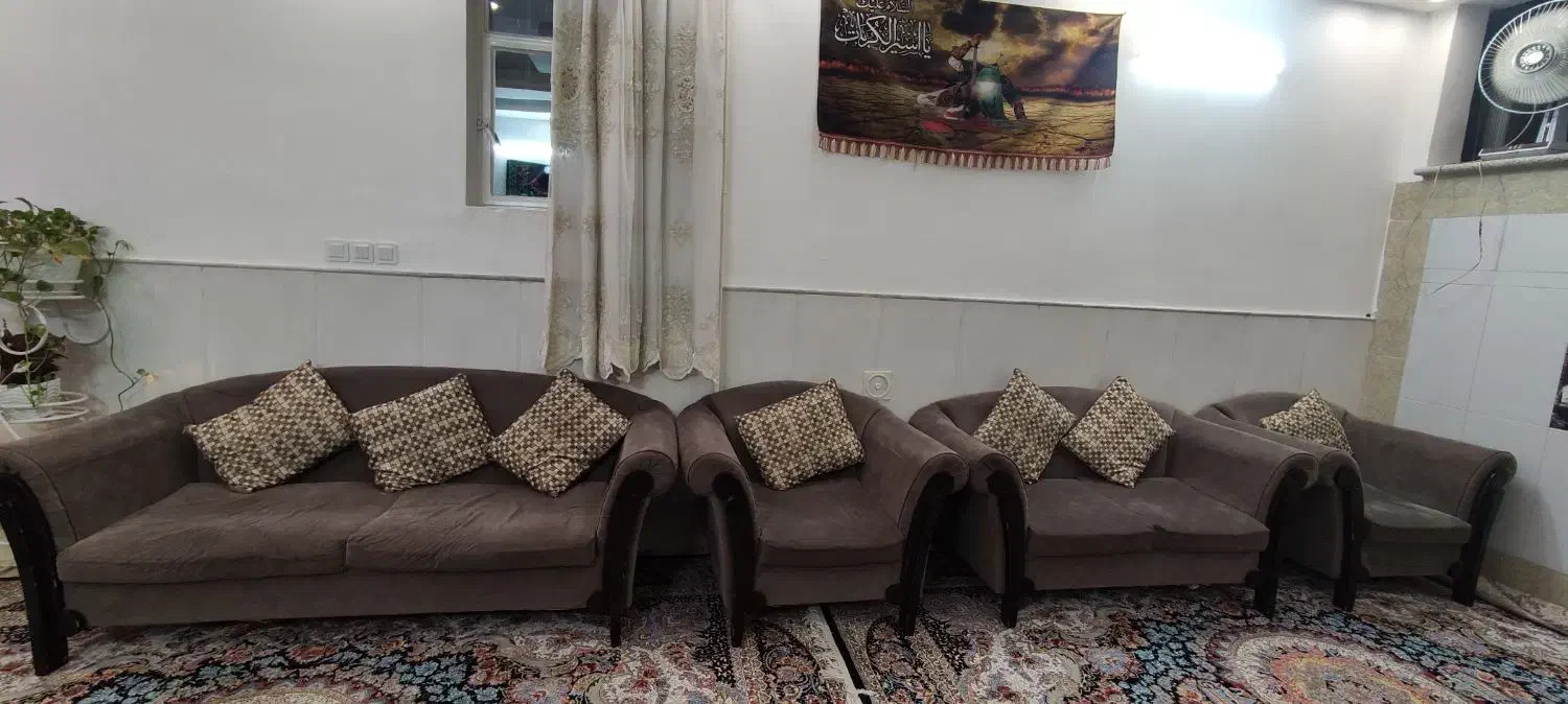 مبل هفت نفره|مبلمان خانگی و میز عسلی|قم, علی آباد سعدگان|دیوار