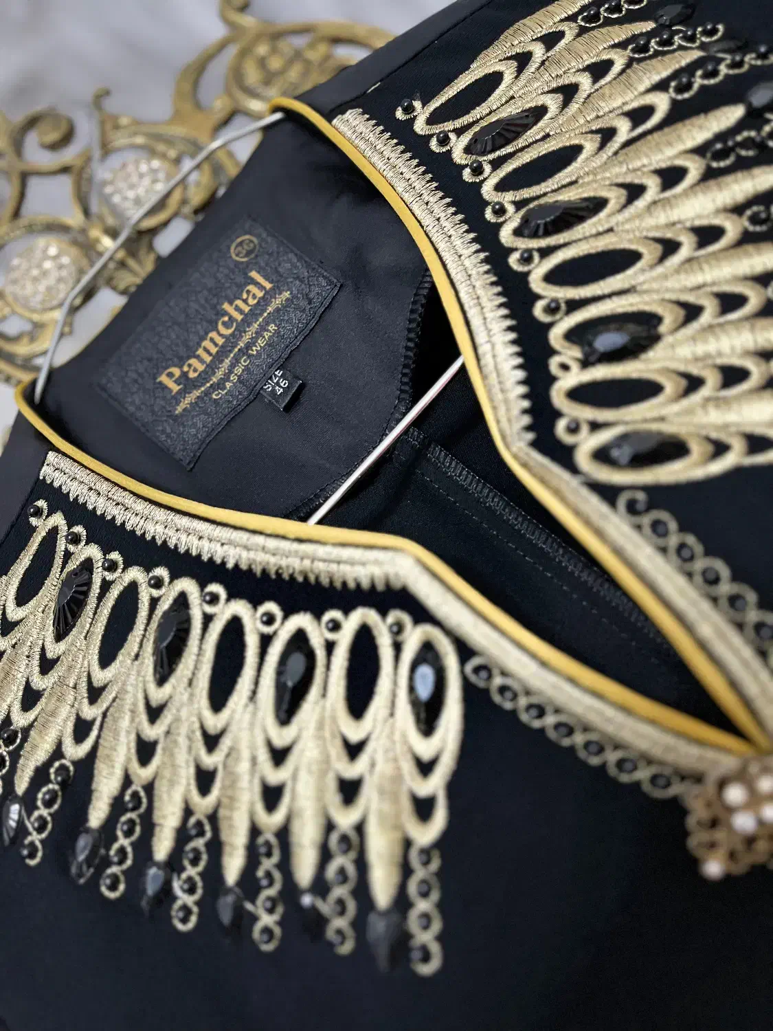 مانتو مجلسی نگین و گلدوزی شده|لباس|نسیم‌شهر, |دیوار