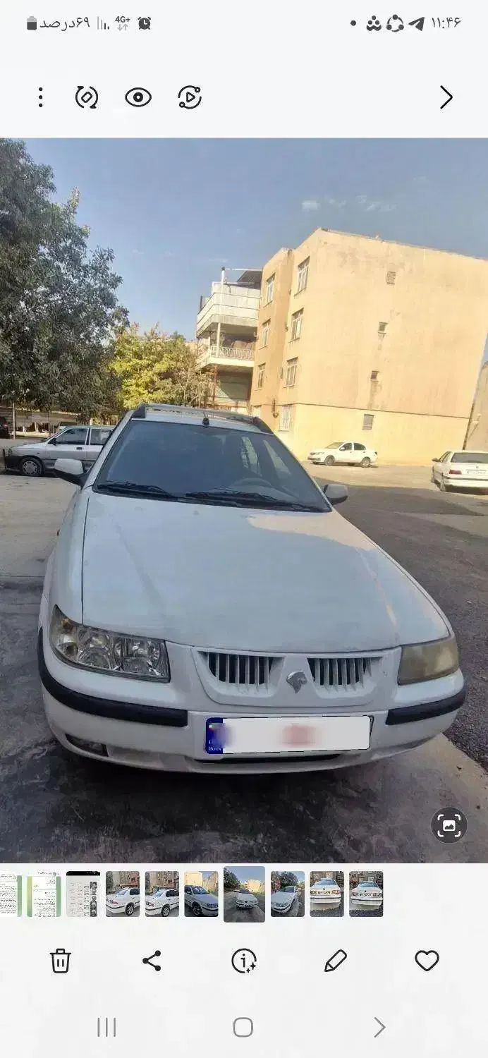 سمند Ef7مدل۹۲ دوگانه کارخانه|خودرو سواری و وانت|کرمانشاه, |دیوار