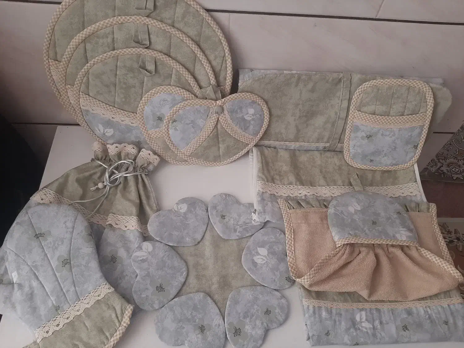 سرویس آشپزخانه|سفره، حوله، دستمال آشپزخانه|ساوه, |دیوار