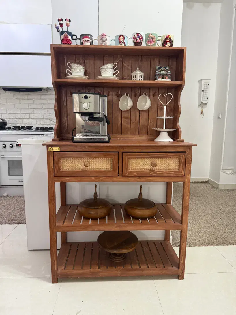 کافی بار با چوب طبیعی روس|بوفه، ویترین، کنسول|ایلام, |دیوار