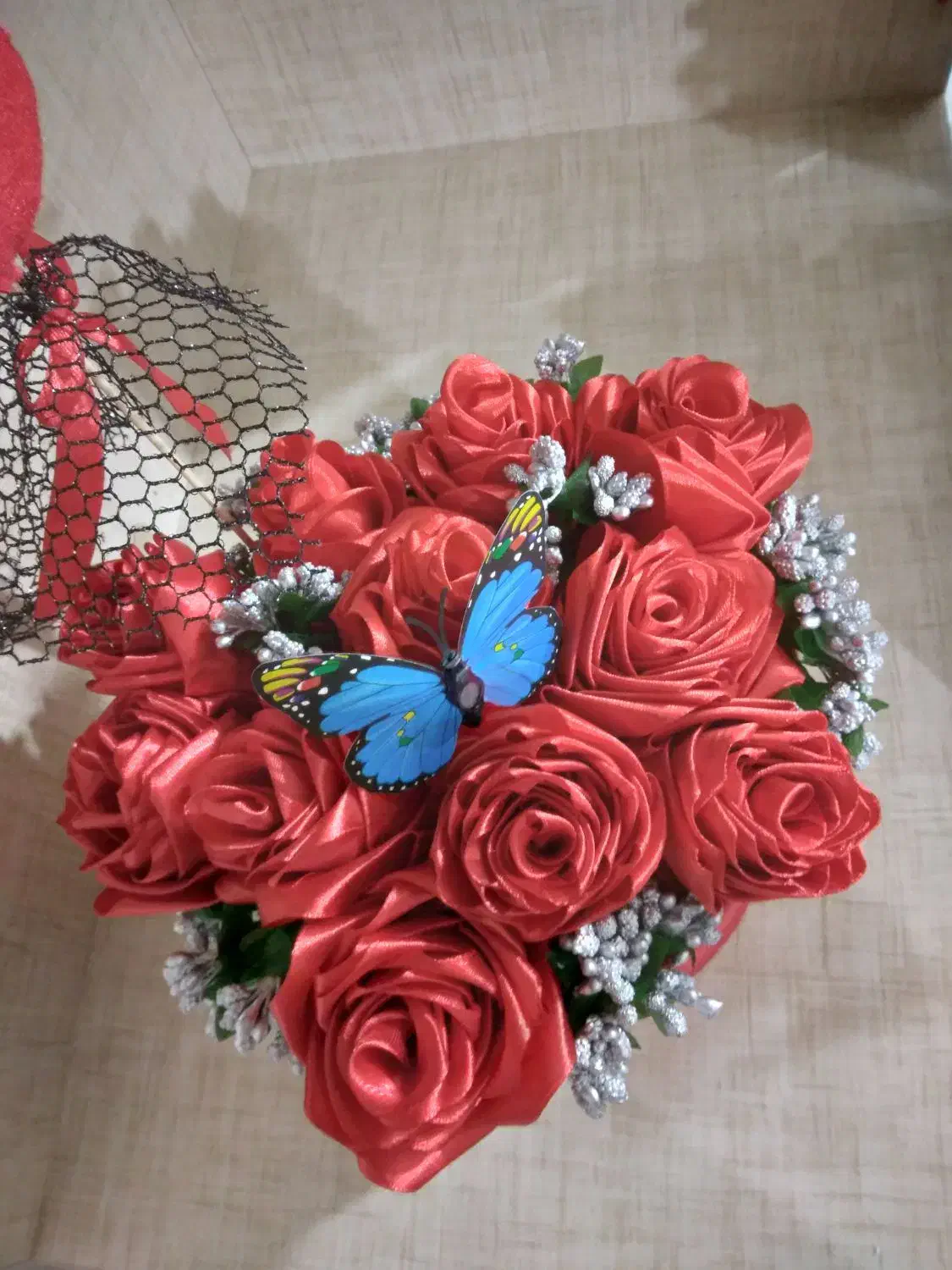 گل روبانی|گل مصنوعی|آذرشهر, |دیوار