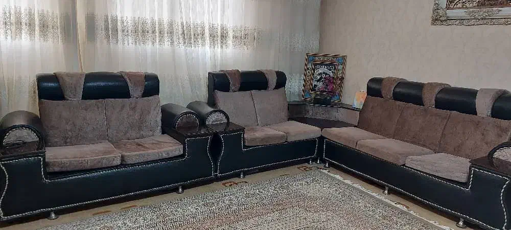 مبل ال هفت نفره|مبلمان خانگی و میز عسلی|فولادشهر, B8|دیوار