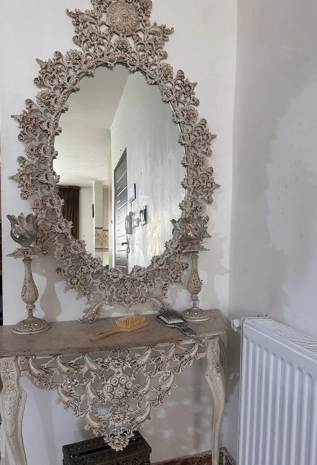 آیینه و شمعدان|آینه|الوند, |دیوار