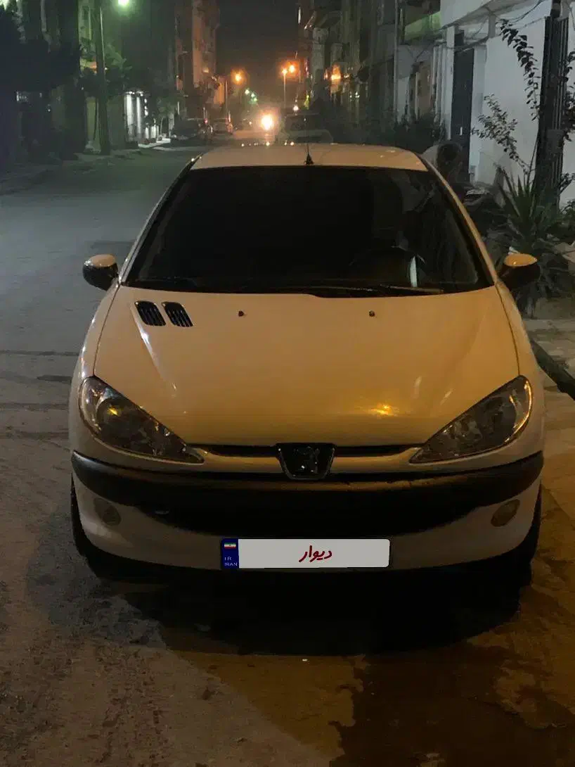 پژو ۲۰۶ تیپ ۲ سفید|خودرو سواری و وانت|محمودآباد, |دیوار