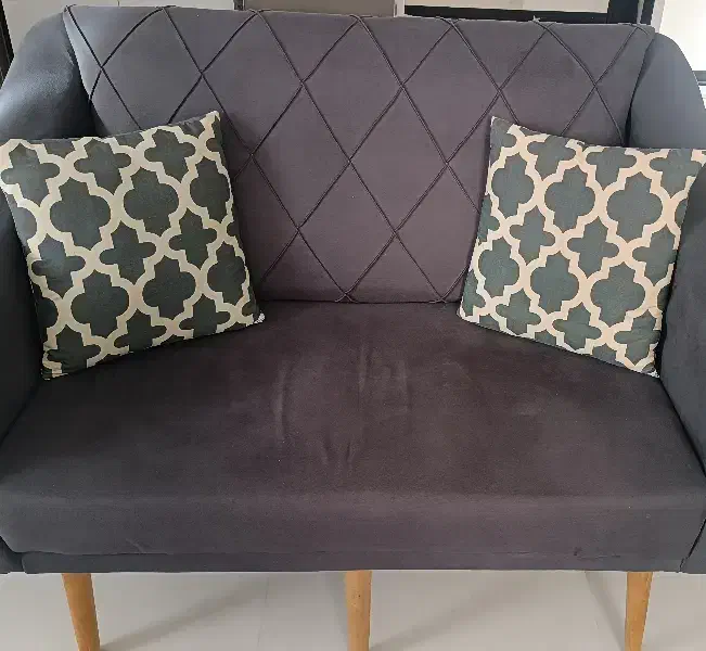 مبل طوسی دو رنگ هفت نفره میز غذاخوری ناهارخوری6نفر|مبلمان خانگی و میز عسلی|شاهینشهر, امیرکبیر|دیوار