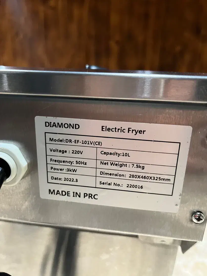 سرخ کن صنعتی ۱۰ لیتری  شیر تخلیه دار|کافی‌شاپ و رستوران|رامسر, |دیوار