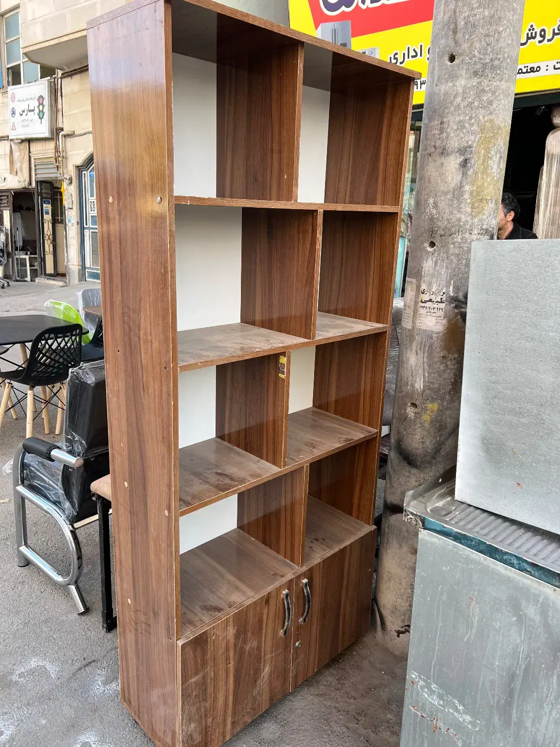 ۲عدد کتابخانه تمیز|کتابخانه، شلف، قفسههای دیواری|بجنورد, |دیوار