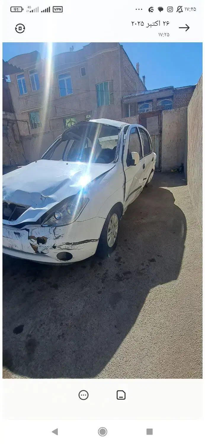 تصادفی تیبا 97|خودرو سواری و وانت|تبریز, |دیوار