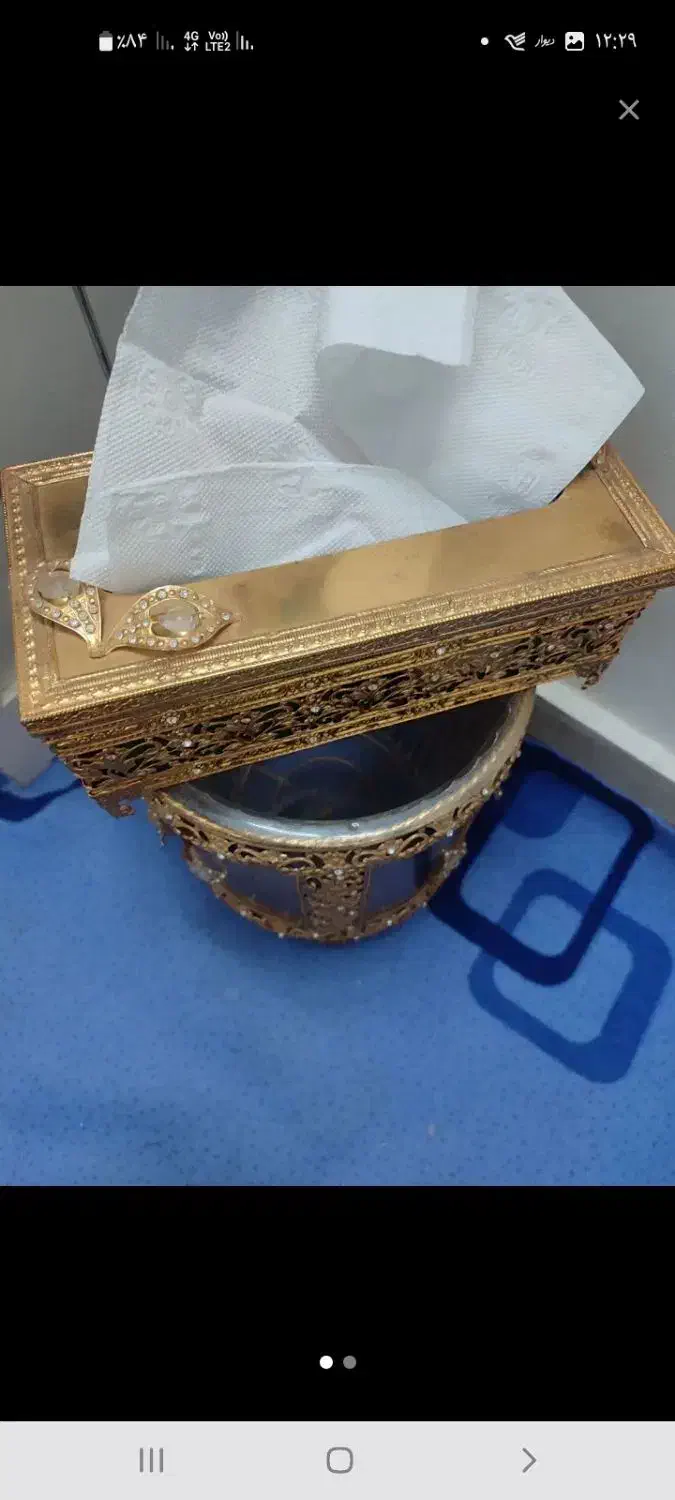 جا دستمال و سطل|صنایع دستی و سایر لوازم تزئینی|هشتگرد, فاز ۱ مهستان|دیوار