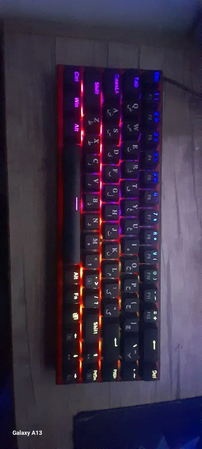 کیبورد مکانیکال رد دراگون k631 با تمام اکسسوری|قطعات و لوازم جانبی رایانه|بندرعباس, |دیوار