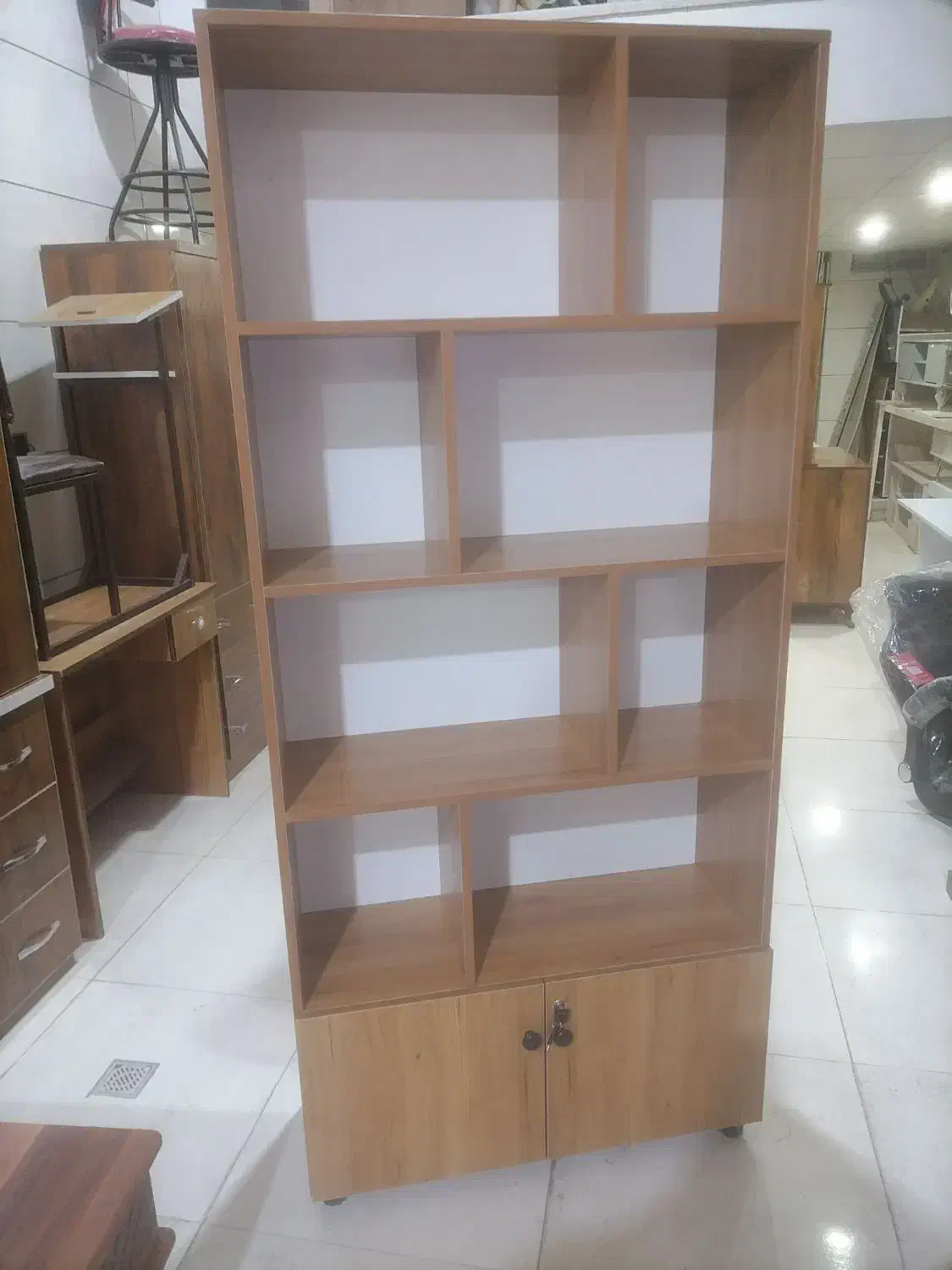 کمد کتابخانه|کتابخانه، شلف، قفسه‌های دیواری|یزد, |دیوار