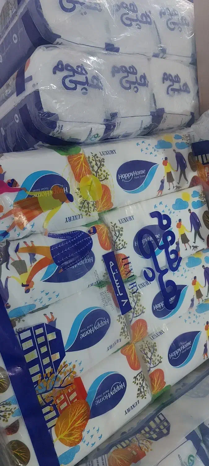 دستمال اقتصادی ۵۰۰ برگ هپی هوم|مواد شوینده و دستمال کاغذی|آمل, |دیوار