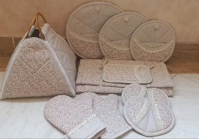 دوخت انواع سرویس آشپزخانه|سفره، حوله، دستمال آشپزخانه|قم, انسجام|دیوار