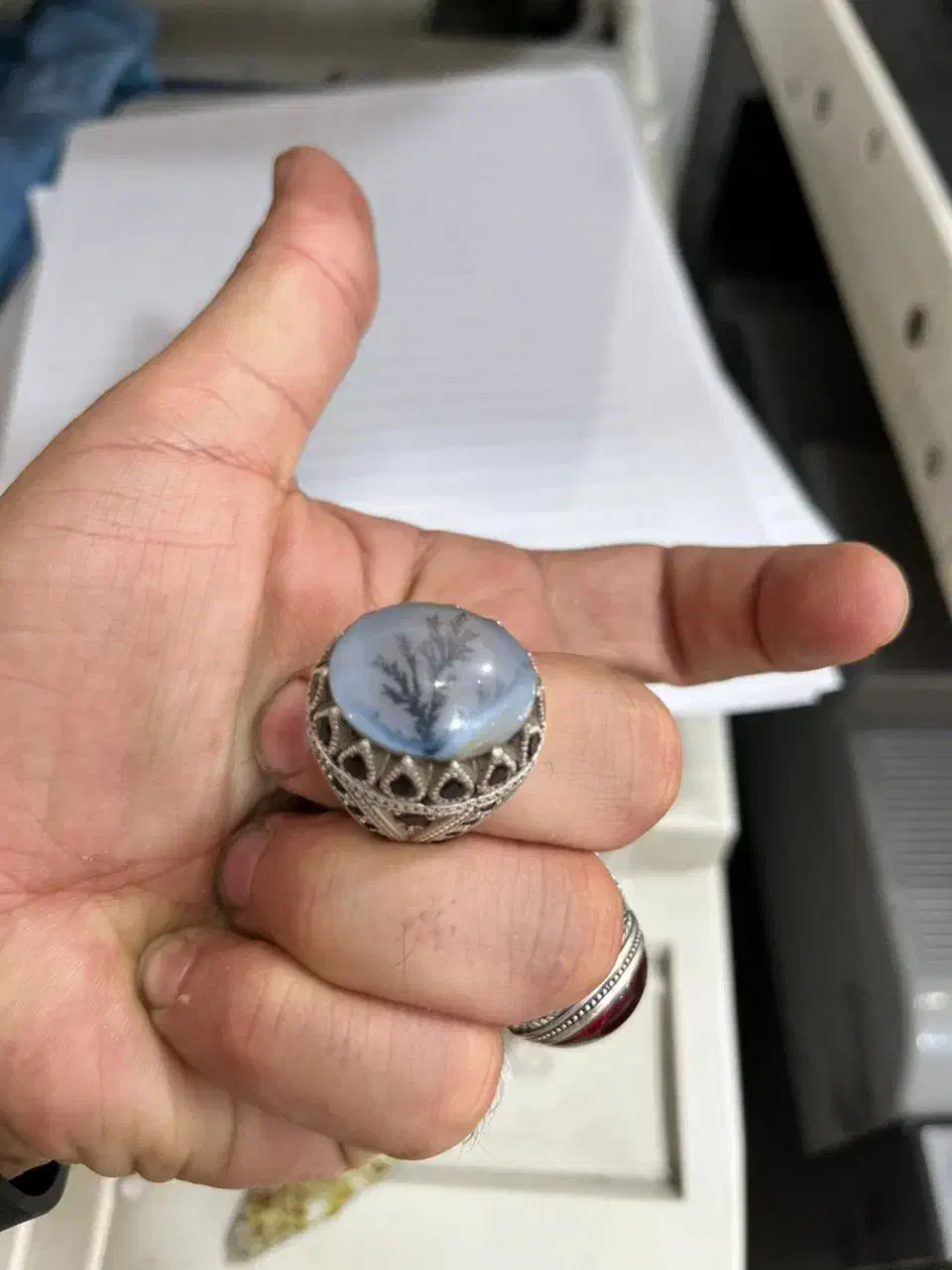 انگشتر دست ساز شجر|جواهرات|خرم‌آباد, |دیوار