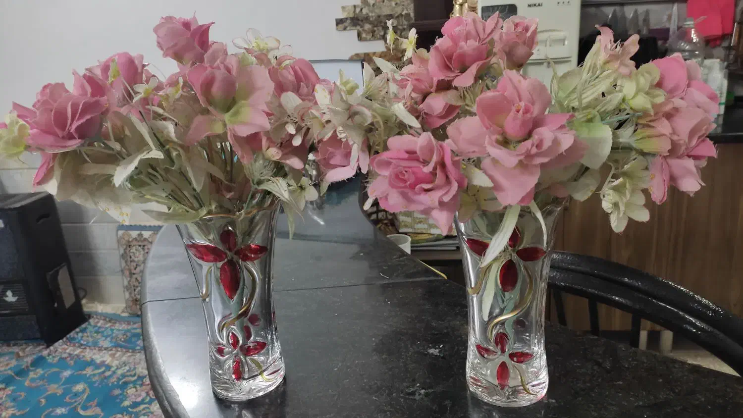 گل وگلدان|گل مصنوعی|قم, بنیاد|دیوار