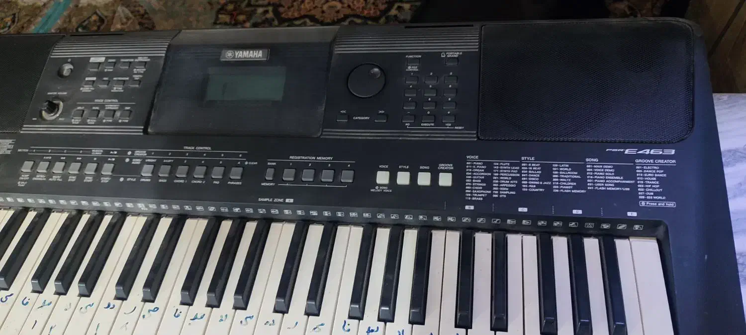 ارگ E463|پیانو، کیبورد، آکاردئون|کاشمر, |دیوار