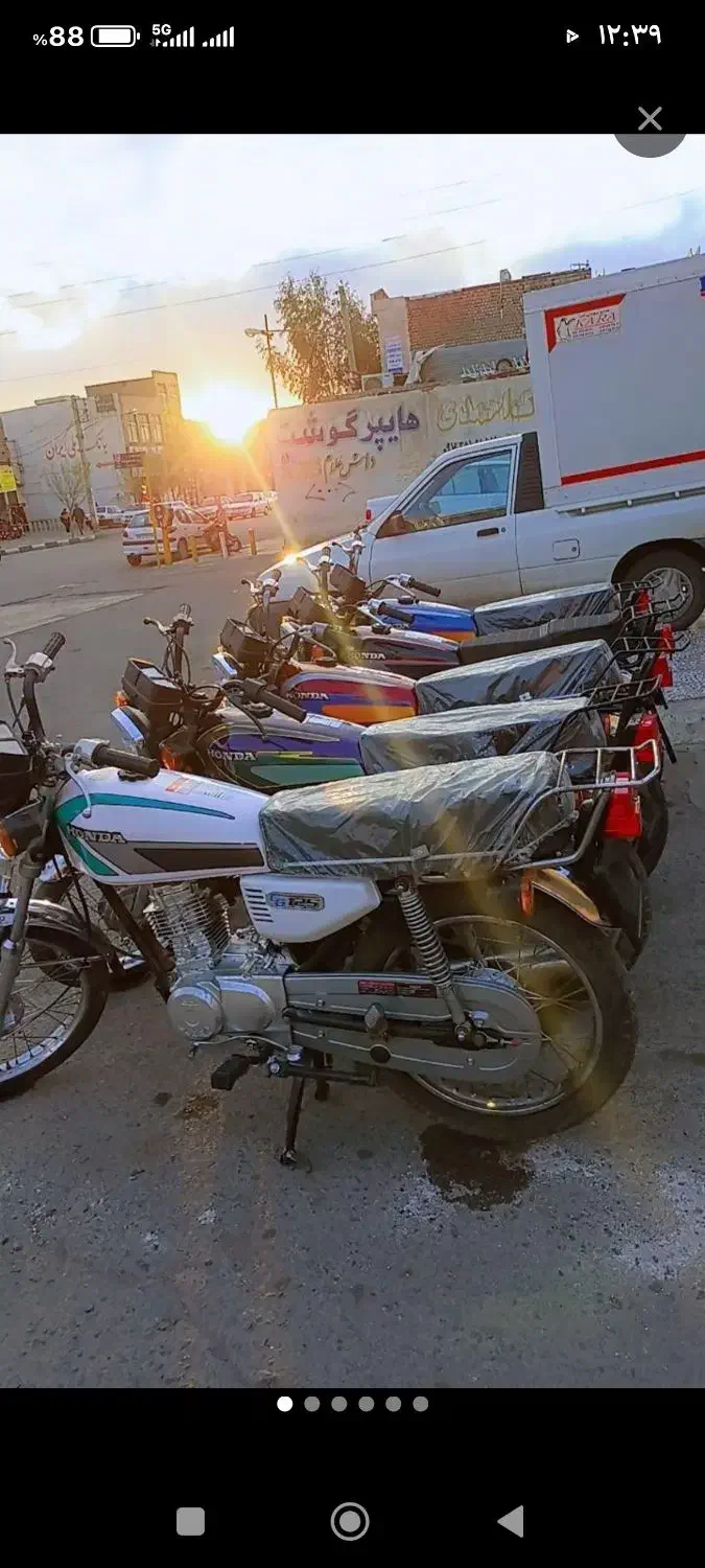 موتور مزایده ای|موتورسیکلت|قم, زند آباد|دیوار