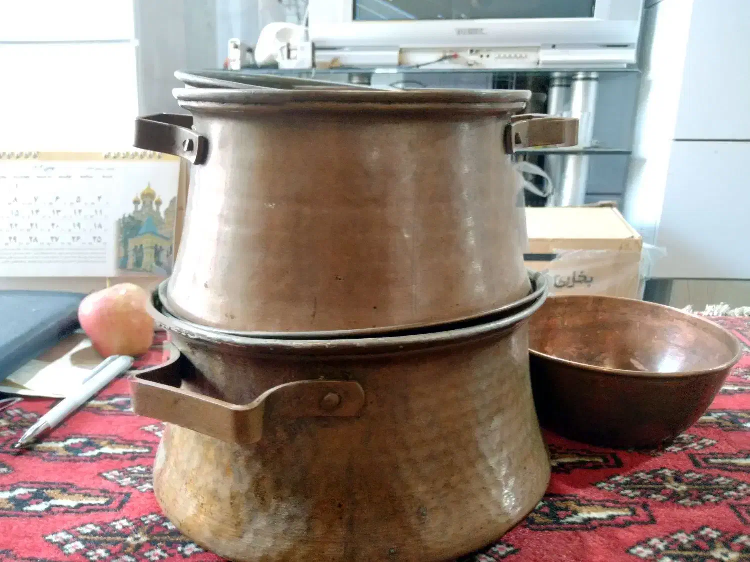 قابلمه مسی|ظروف پخت‌وپز|پاکدشت, پارچین|دیوار